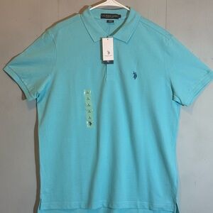 Men’s U.S. Polo Assn. Blue Polo Shirt Classic Style Sz L